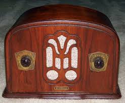 old wood radio