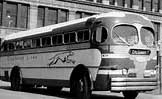 greyhound bus to Detroit for CW text in 1953